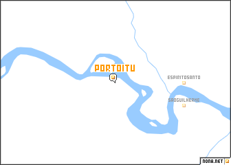 map of Pôrto Itu