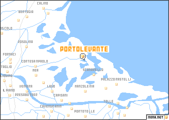 map of Porto Levante