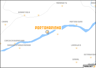 map of Pôrto Marinho