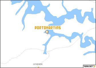 map of Pôrto Martins