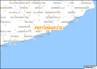 map of Porto Maurizio