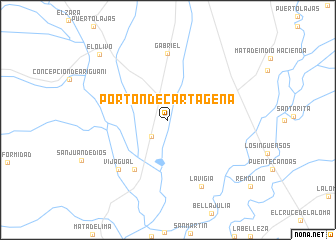 map of Portón de Cartagena