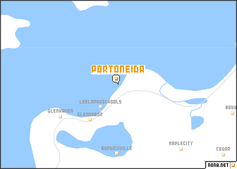 map of Port Oneida