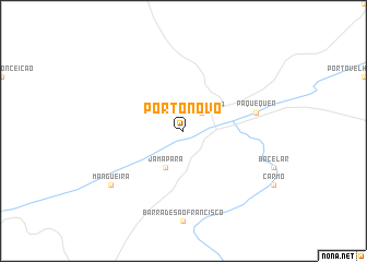 map of Pôrto Novo