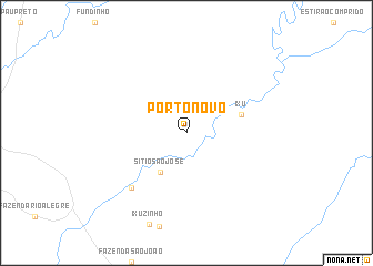 map of Pôrto Novo