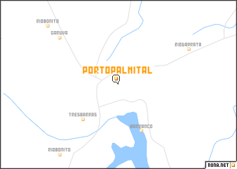 map of Pôrto Palmital