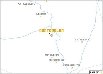 map of Pôrto Rolon