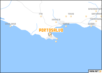 map of Porto Salvo