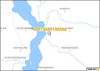 map of Pôrto Santa Rosa