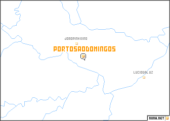 map of Pôrto São Domingos