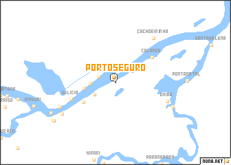 map of Porto Seguro