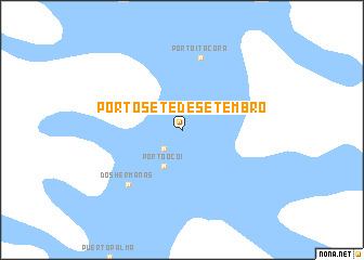map of Pôrto Sete de Setembro
