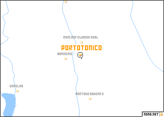 map of Pôrto Tonico