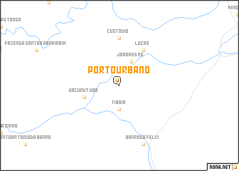 map of Pôrto Urbano