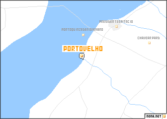 map of Pôrto Velho