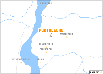 map of Pôrto Velho