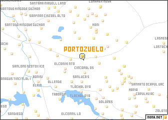 map of Portozuelo