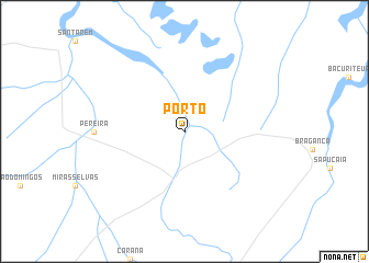 map of Pôrto