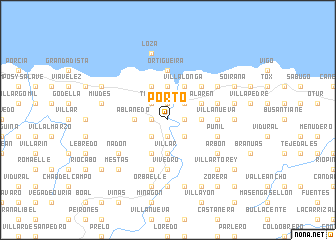 map of Porto