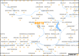 map of Porto