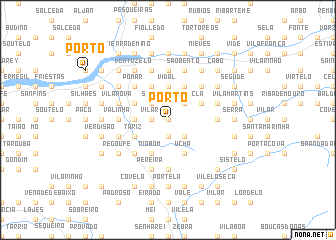 map of Porto