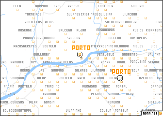 map of Porto