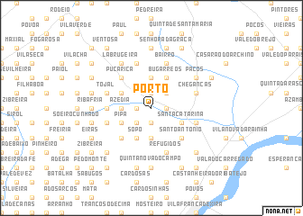 map of Porto