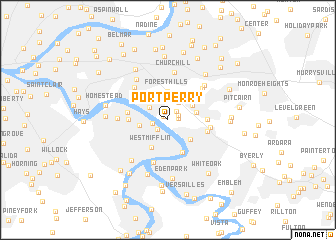 map of Port Perry