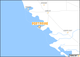 map of Port Prime