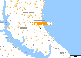 map of Port Republic