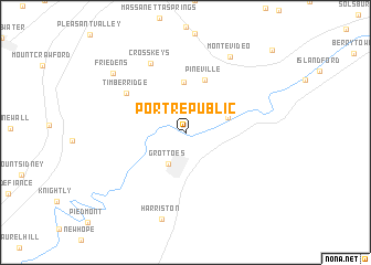 map of Port Republic