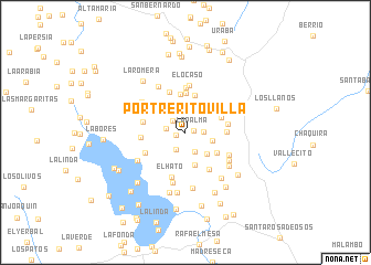 map of Portrerito Villa