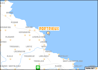 map of Portrieux