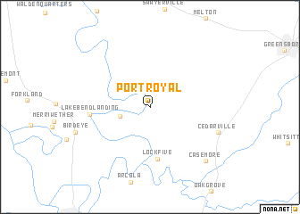 map of Port Royal