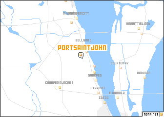 map of Port Saint John