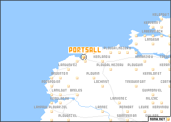 map of Portsall