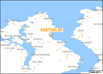 map of Portsalon