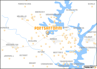 map of Port Santorini