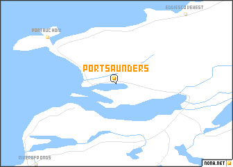 map of Port Saunders