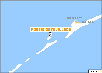 map of Portsmouth Village