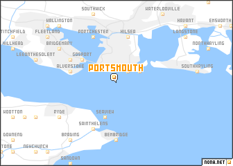 map of Portsmouth