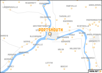 map of Portsmouth