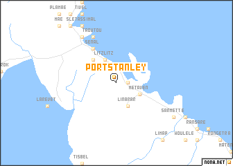 map of Port-Stanley
