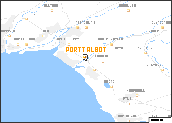 map of Port Talbot