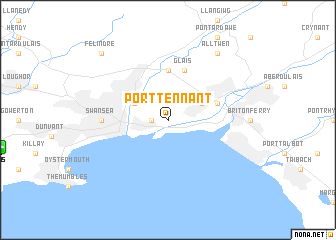map of Port Tennant