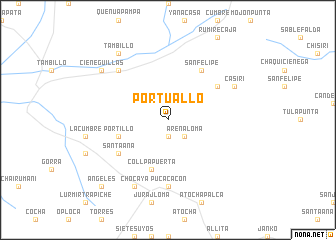 map of Portuallo