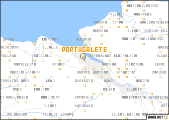 map of Portugalete