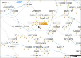 map of Portugal