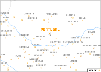 map of Portugal