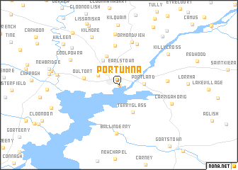 map of Portumna